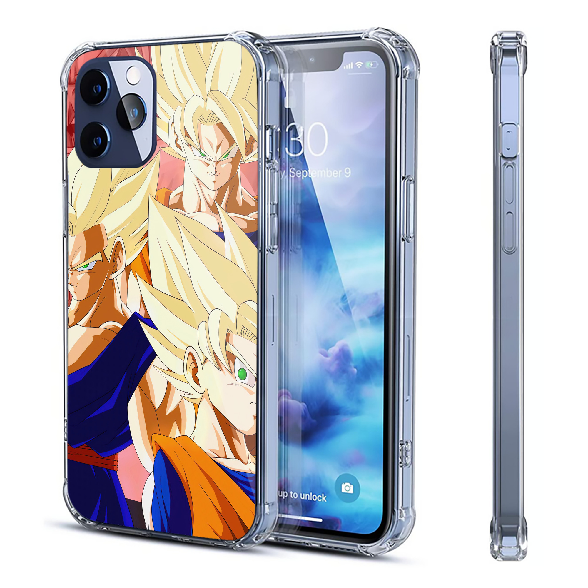 （画像用） ドラゴンボール DRAGON BALL 【iPhone 12シリーズ対応】透明スマホケース（クリアソフトケース）